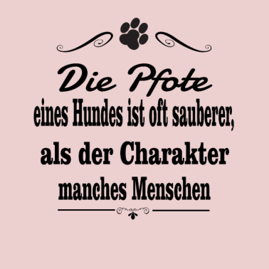 Motiv Pfote Hund Charakter Menschen Sauber Rein Seele