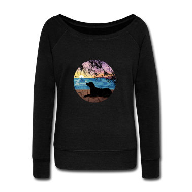 Hunde Pullover - Sea Sunset Natur und Hund Person Geschenk