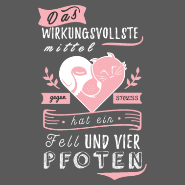 Motiv Haustier Shirt · Hund Katze · Stress Geschenk