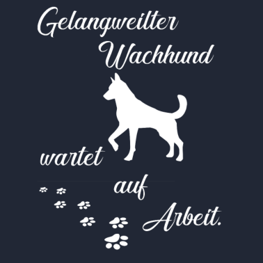 Motiv Hund lustiger Spruch