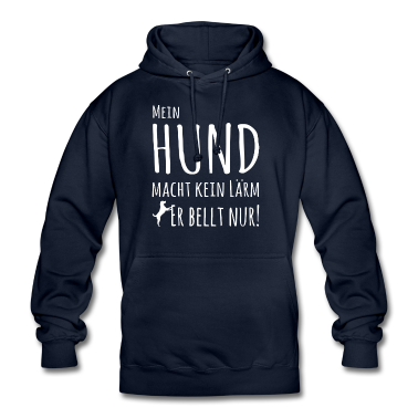 Hunde Hoodie - Mein Hund bellt nur