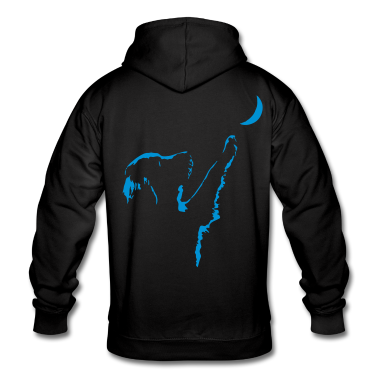 Hunde Hoodie - dog moon