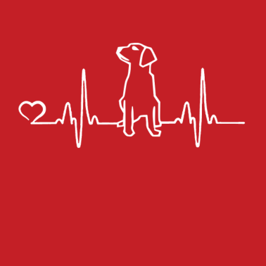 Motiv Hund - Herzschlag
