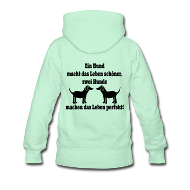 Hunde Hoodie - Zwei Hunde Spruch