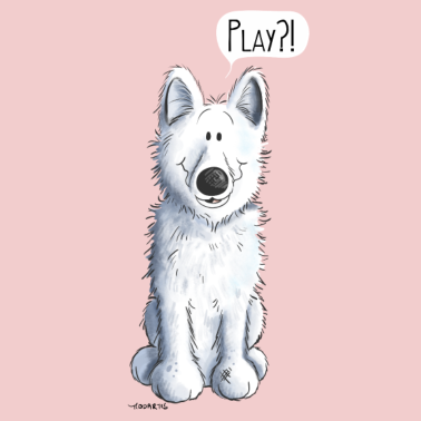Motiv Schweizer Schäferhund Play