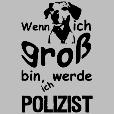 Motiv Berufswunsch Polizeihund Polizei, Hund, Geschenk