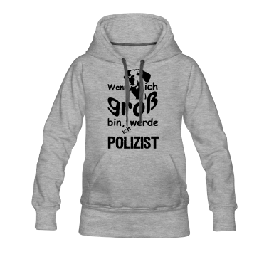 Hunde Hoodie - Berufswunsch Polizeihund Polizei, Hund, Geschenk