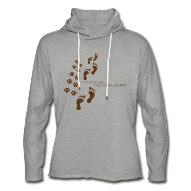 Hunde Hoodie - Hunde Pfote Zusammhalt Spruch Geschenk