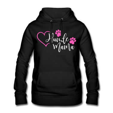 Hunde Hoodie - Hundemama Hunde Mama Herz Hund Frauchen Tier pink
