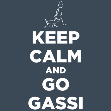 Motiv Keep Calm Gassi Hundefreund