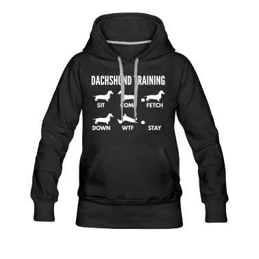Hunde Hoodie - Dackel-Trainingshemd
