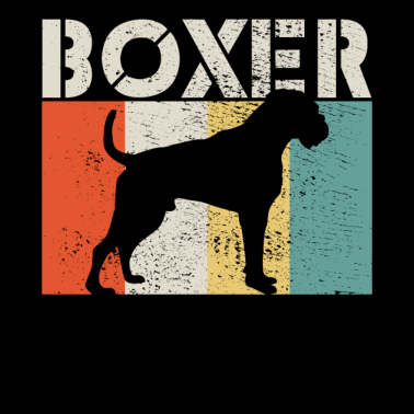 Motiv Boxer Hund Retro