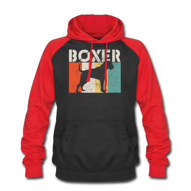 Hunde Hoodie - Boxer Hund Retro
