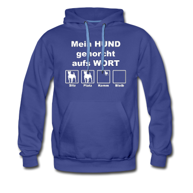 Hunde Hoodie - Mein Hund gehorcht aufs Wort