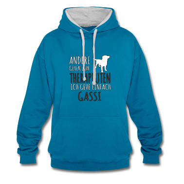 Hunde Hoodie - Geschenk Hund Frau Männer Spruch Frauchen Frauen