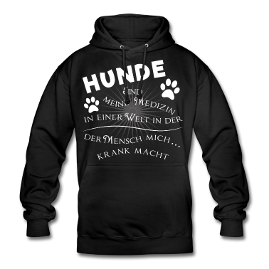 Hunde Hoodie - Hunde sind meine Medizin