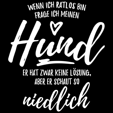 Motiv Mein Hund schaut so niedlich