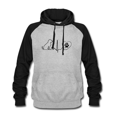 Hunde Hoodie - Hunde Liebe ist Herz Sache - Herz für Hunde