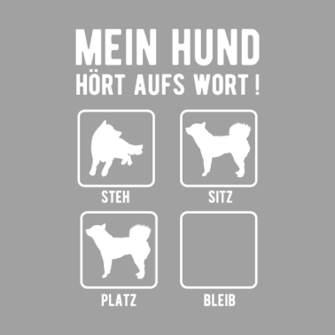 Motiv Mein Hund hört aufs Wort