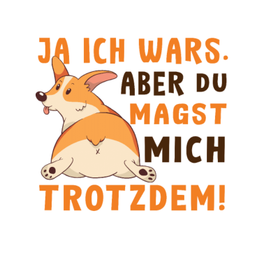 Motiv Hund Hunde Lustiger Spruch