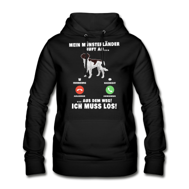 Hunde Hoodie - Mein Münsterländer ruft an Hund Jagdhund