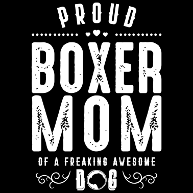 Motiv Proud Boxer Mom - Hunde Mutter Tier Liebhaber Herz