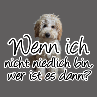 Motiv Niedlicher Hund - Tiere, Fun, Sprüche, Geschenk