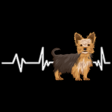Motiv Yorkshire Terrier Yorkie Heartbeat
