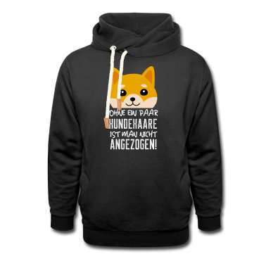 Hunde Hoodie - Hund Hundehaare Geschenk Spruch