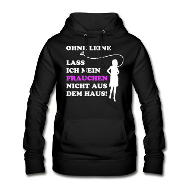 Hunde Hoodie - Frauchen Hund Leine Lustiger Spruch