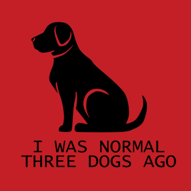 Motiv Cooler lustiger Hunde Spruch