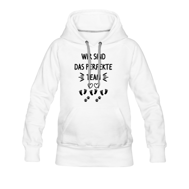 Hunde Hoodie - Wir Sind Das Perfekte Team Familie Baby Hund