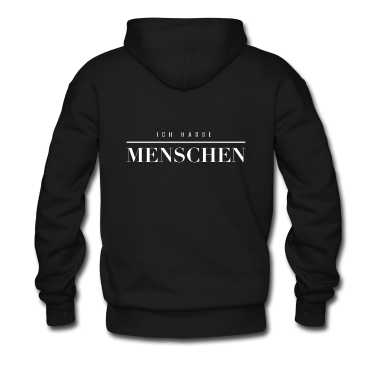 Hunde Hoodie - ich hasse Menschen T-Shirt Hoddie Tasse Kissen