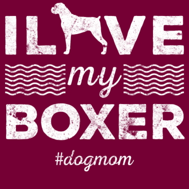 Motiv ich liebe meinen hund boxer