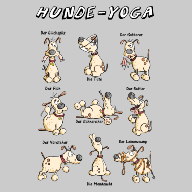 Motiv Hunde Yoga