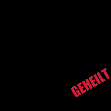 Motiv Therapiert vom Hund Hunde Tier Haustier Geschenk