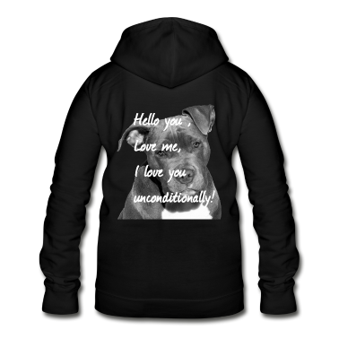 Hunde Hoodie - American Staffordshire, Hundegesicht ,Hundekopf,