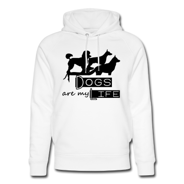 Hunde Hoodie - Dogs are my Life Hund Tier Haustier Geschenk
