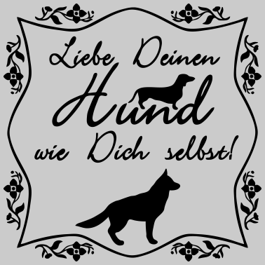 Motiv Hund Spruch Geschenk Haustier Tier Tierfreund