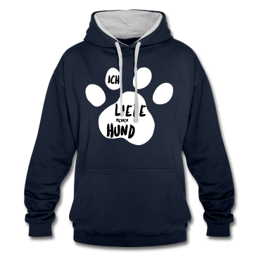 Hunde Hoodie - hunde spruch - hunde pfote - geschenkidee