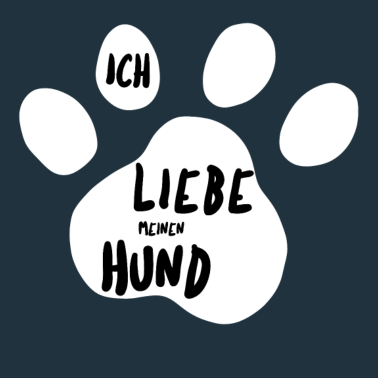 Motiv hunde spruch - hunde pfote - geschenkidee