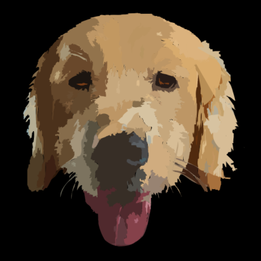 Motiv Golden Retriever Portrait, Haustier Portrait