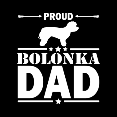 Motiv Bolonka Dog Dad Geschenk für Hunde Papa Herrchen