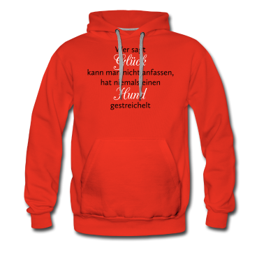 Hunde Hoodie - Hunde Spruch: Hund Glück