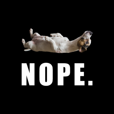 Motiv Jack Russel Terrier Nope Hund Hundebesitzer