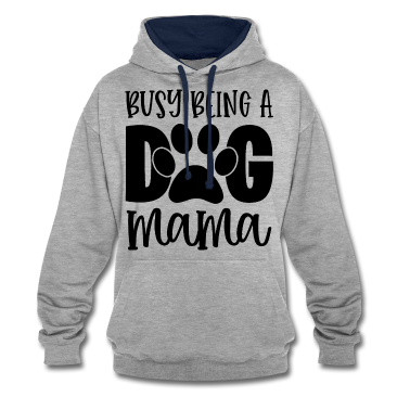 Hunde Hoodie - Beschäftigt, ein Hund Mama Cute Pet Paw Funny zu sein
