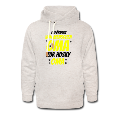 Hunde Hoodie - Husky Oma Menschen Omi Schwanger Baby Hund