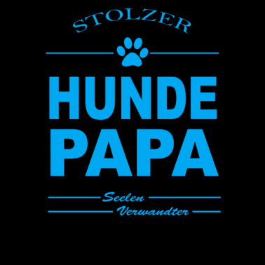 Motiv stolzer Hunde Papa