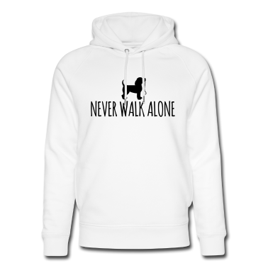 Hunde Hoodie - Hund lustig Hundeschule Leine Gassi walk alone