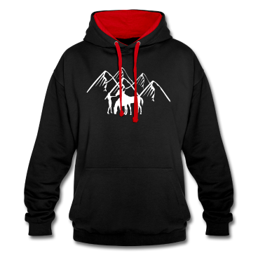 Hunde Hoodie - Pferd
